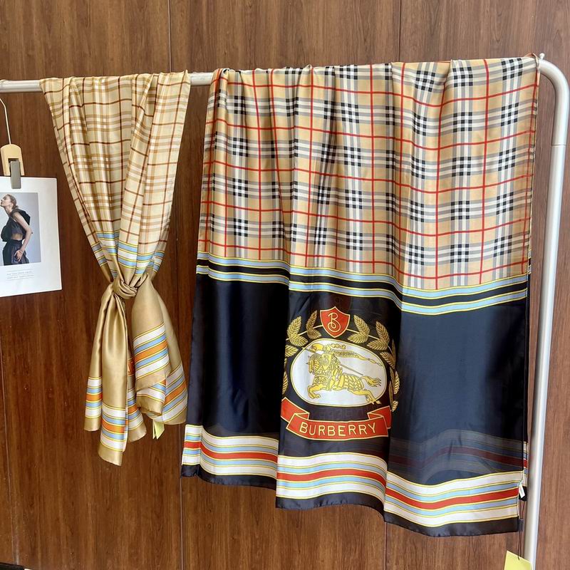 Burberry silk scarf 90-180cm E03